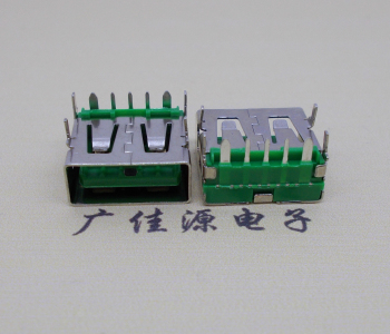 临沂5A大电流 快充接口 USB5p绿胶芯 常规母座