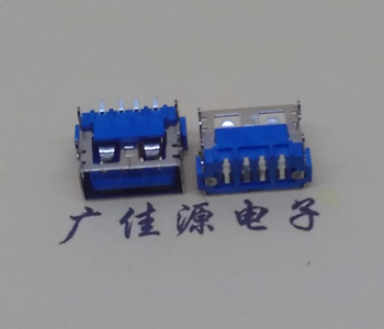 临沂usb2.0接口 AF短体10.0母座 卧式直边 连接器插座