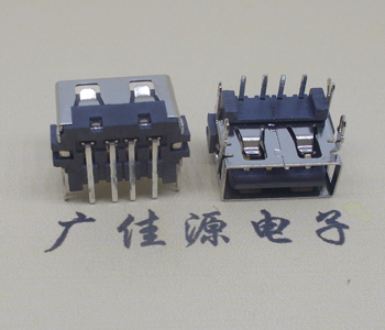 临沂USB 加高 7.8/8.7四鱼叉脚 直边90度母座