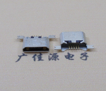 临沂MK USB B Type 沉板0.9母座后两脚SMT口不卷边