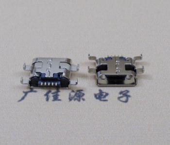 临沂MICRO USB 沉板母座 四脚插 镀雾镍 直边斜口定义