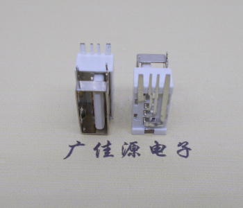 临沂USB侧立式短体10.0尺寸 侧插加宽脚5A大电流插座