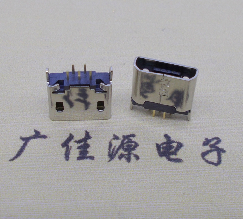 临沂micro usb 5p母座 立插直口 高度6.0mm尺寸