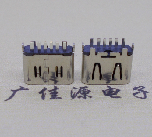 临沂Type-C6P母座立插H=6.25连接器