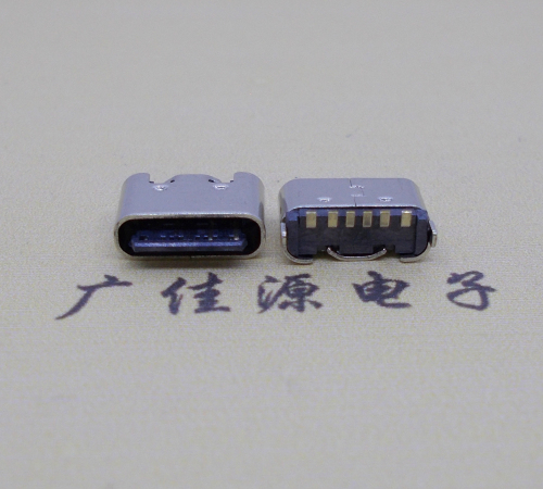 临沂Type-C6p母座接口短体立贴5.0mm