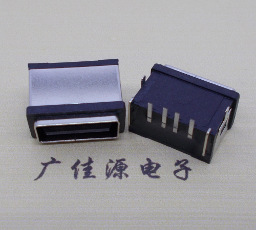临沂usb2.0防水接口|卧式a型口母座|防水等级IPX7