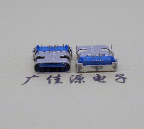 临沂卧式Type-C16P母座前插后贴连接器