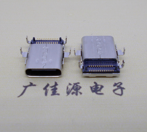 临沂沉板usb 3.1 type-c24p母座双排贴板L=12.8mm