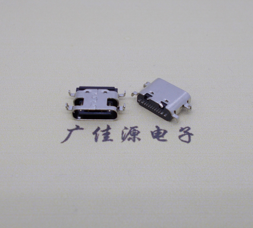 临沂卧式type-c16p母座沉板1.6mm长6.5mm