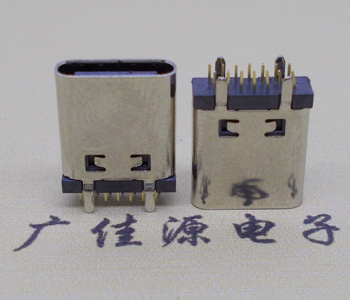临沂立式直插usb type-c14p母座长L=10.0mm