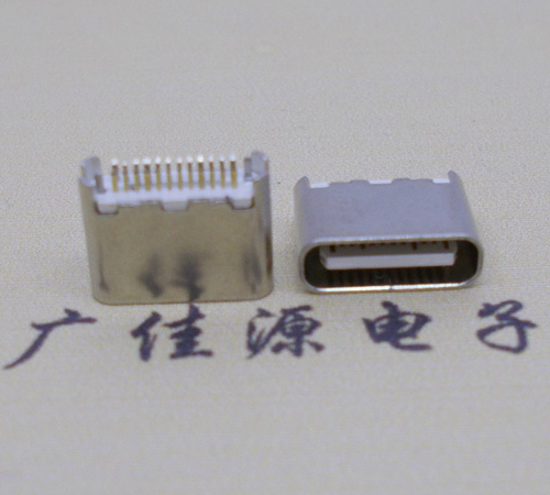 临沂type-c24p母座短体6.5mm夹板连接器