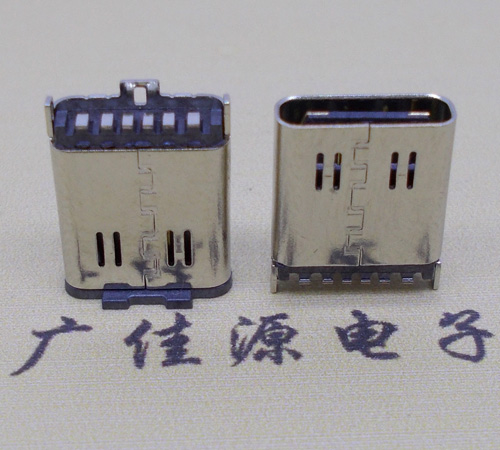 临沂type-c6p母座直立式接口
