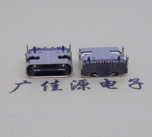 临沂板上型type-c16p母座连接器 卧式type-c16p母座接口