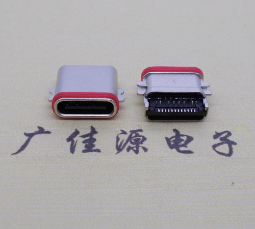 临沂usb 3.1type-c24p母座沉板1.0mm前插后贴防水