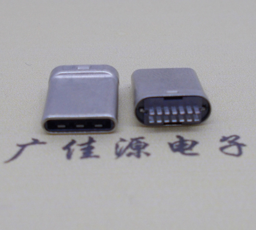 临沂type-c14p公头拉伸无地线厚3.6mm
