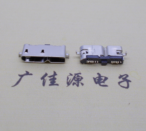临沂micro usb3.0母座10pin无卷边沉板