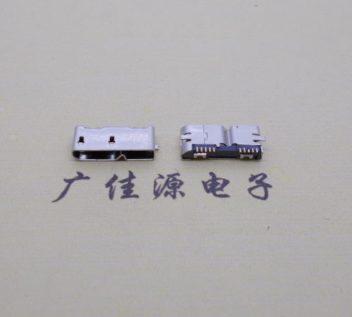 临沂无卷边micro usb3.0母座10pin全脚贴