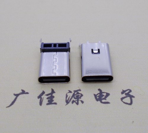 临沂 立插type c2p母座铆合式180度两脚直插H=13.1、13.7、14.2、15.1mm