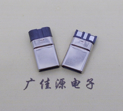临沂焊线式 type c11p拉伸公头连接器总体长15.9mm