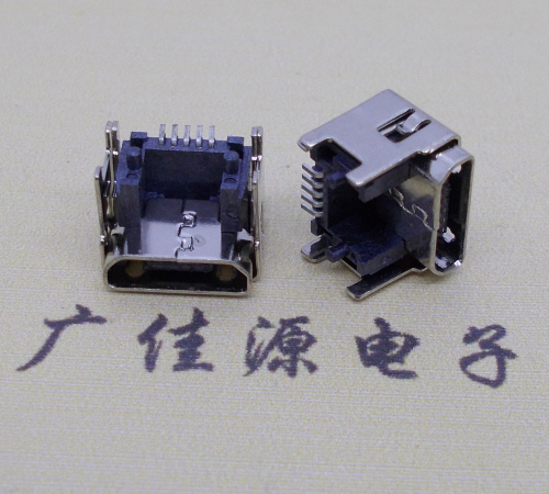 临沂MICRO USB5pin加高母座 垫高1.55/2.5/3.04/4.45尺寸接口