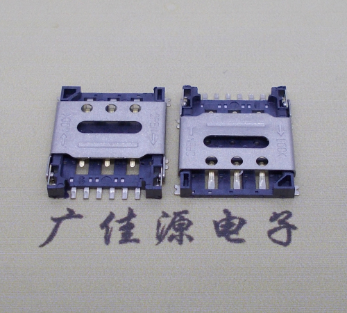临沂翻盖式 NANO SIM1.45H 6PIN卡座小卡槽手机内存卡