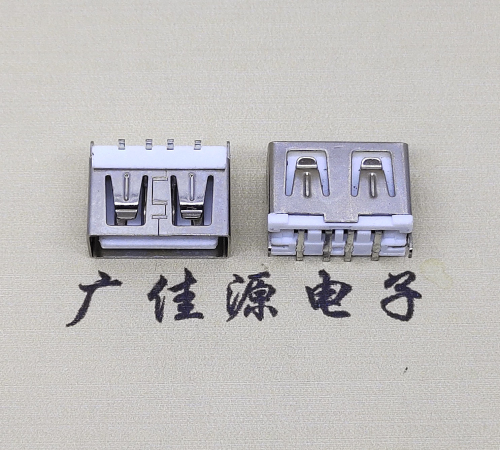 临沂usbA母立贴10.0mm短体 DIP立插式连接器接口